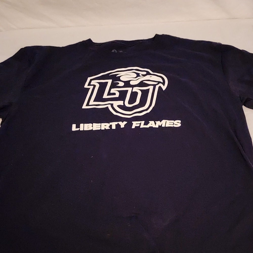 Liberty University Unisex Adult‎ Navy Size XL Short Sleeve T Shirt